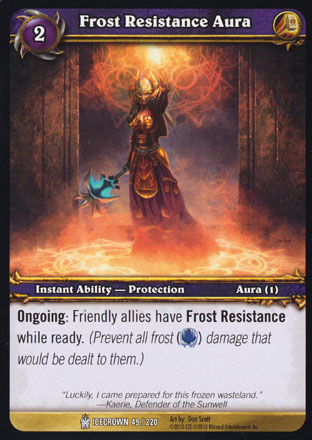 Frost Resistance Aura