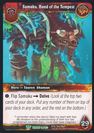 Samaku, Hand of the Tempest