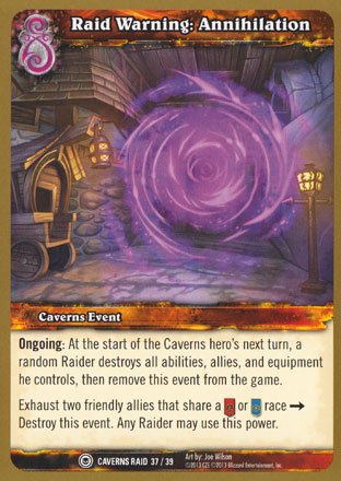 Raid Warning: Annihilation