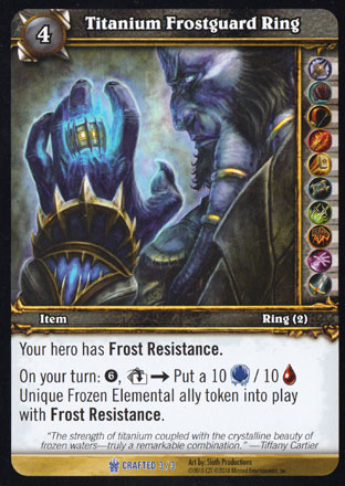 Titanium Frostguard Ring